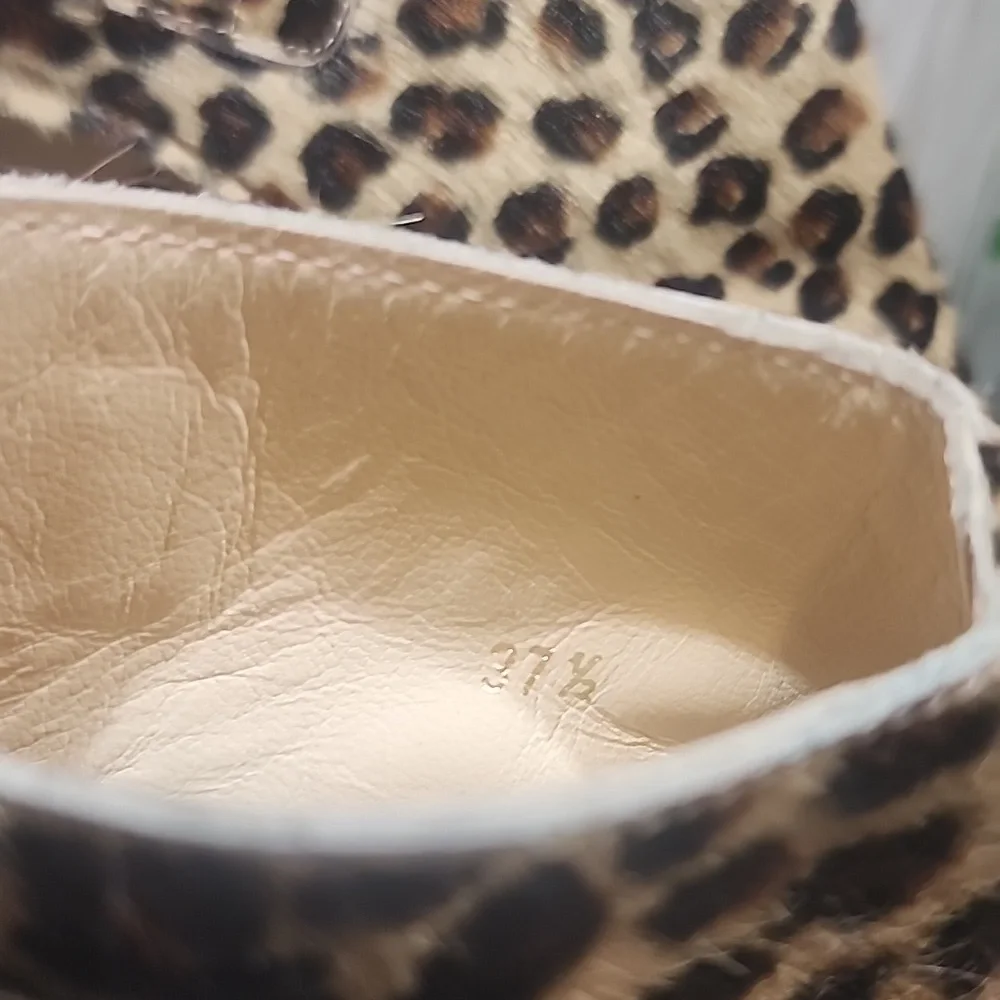 Elysewalker leopard‎ print wedge #453